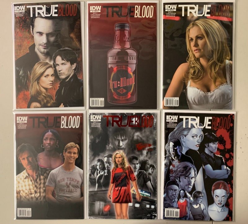 True Blood lot of 6 #1-6 6 diff 8.0 (2010-12)