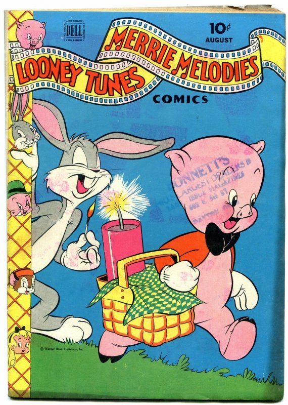 LOONEY TUNES & MERRIE MELODIES #46 1945-BUGS-FIRECRACER FN