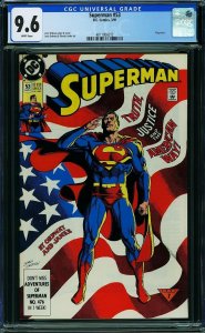 Superman #53 (1991) CGC 9.6 NM+