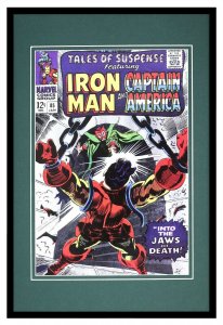 Tales of Suspense #85 Cap Iron Man Framed 12x18 Official Repro Cover Display
