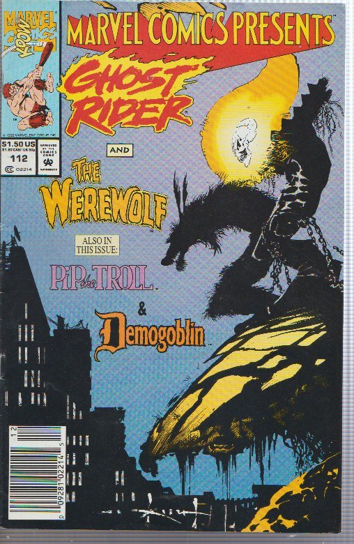 MARVEL COMICS PRESENTS WOLVERINE / GHOST RIDER (FLIP BOOK) #112 - 1992