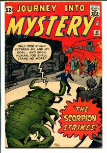 Journey Into Mystery #82-1962-Marvel-Kirby & Ditko-last pre-super hero-VG/FN 