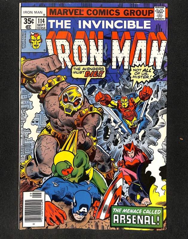 Iron Man #114 1st Arsenal!