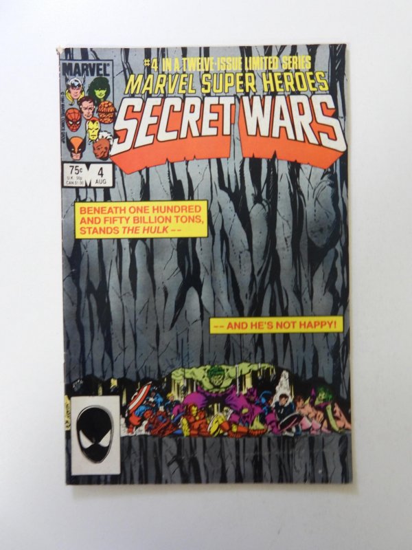 Marvel Super Heroes Secret Wars #4 Direct Edition (1984) VG/FN condition