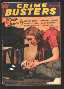 Crime Busters 5/1938-Gadget Man & Carrie Cashin appear-Lester Dent-Maxwell Gr...