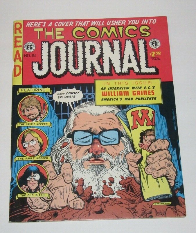 The Comics Journal #81 May 1983 Fantagraphics VF/NM