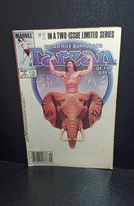 Tarzan of the Apes #1 & #2 (1984) Newsstand var