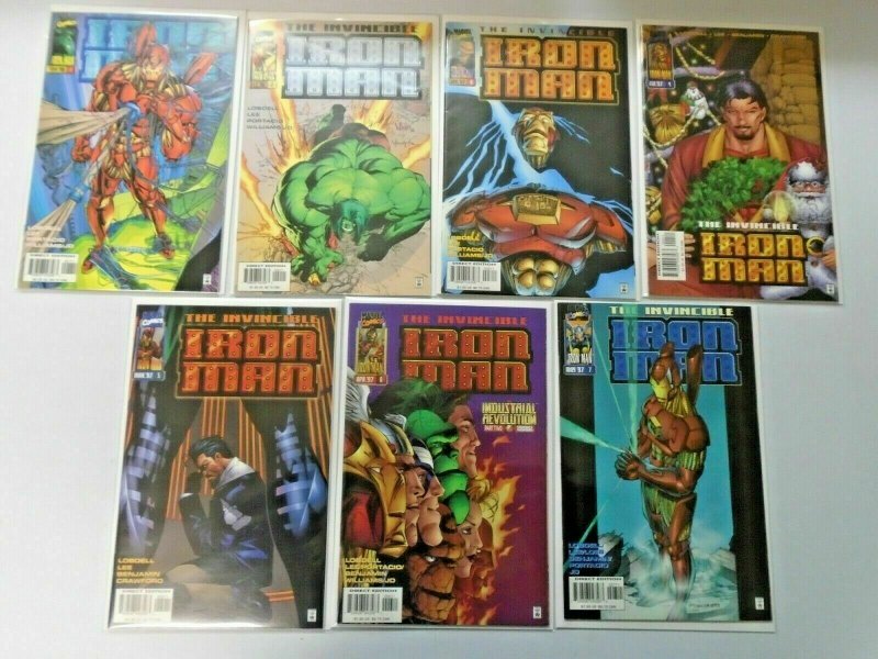 Invincible Iron Man 2nd series set:#1-13 13 different books NM (1996) 