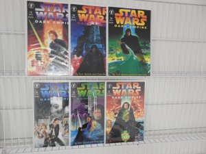 Star Wars: Dark Empire #1-6 (1991) Complete Set! Avg NM- Condition!
