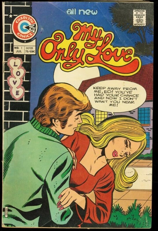 MY ONLY LOVE #1-CHARLTON ROMANCE-FIRST ISSUE G/VG