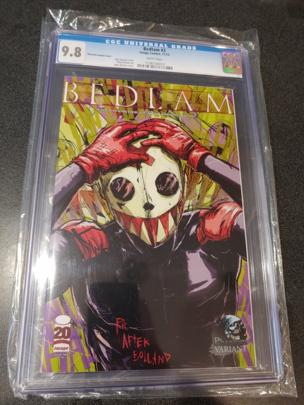 BEDLAM #2 CGC 9.8 PHANTOM VARIANT