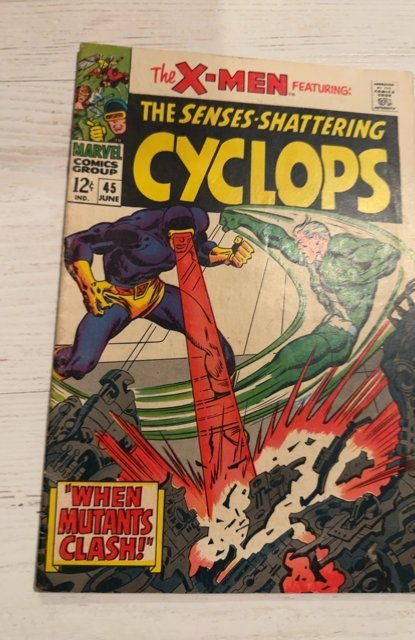 The X-Men #45 (1968)when mutants clash vs quicksilver