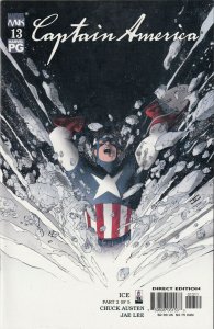 CAPTAIN AMERICA #13 VF/FN  JAE LEE ARTWORK  MARVEL COMICS  