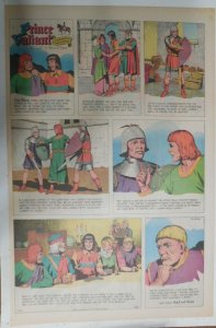 Prince Valiant Sunday #1589 by Hal Foster from 7/23/1967 Rare Full Page Size !