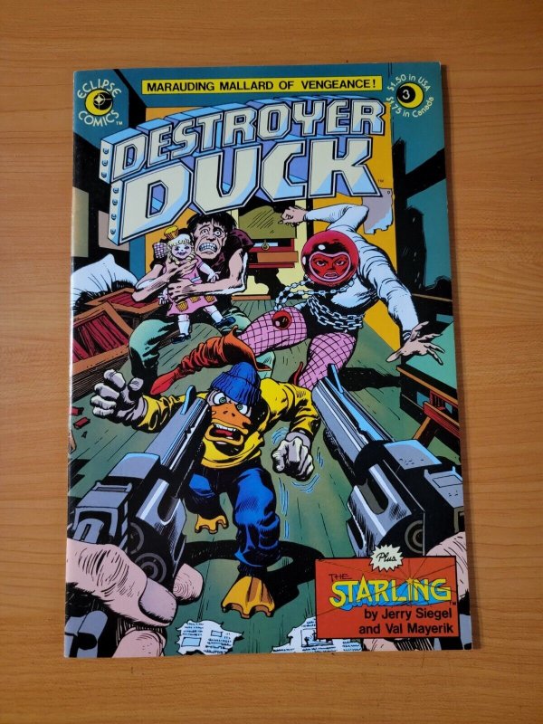 Destroyer Duck #3 ~ NEAR MINT NM ~ 1983 Eclipse Comics