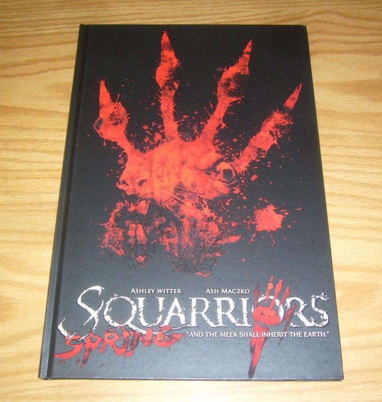 Squarriors HC VF/NM signed hardcover - squirrel warriors - maczko ashley witter