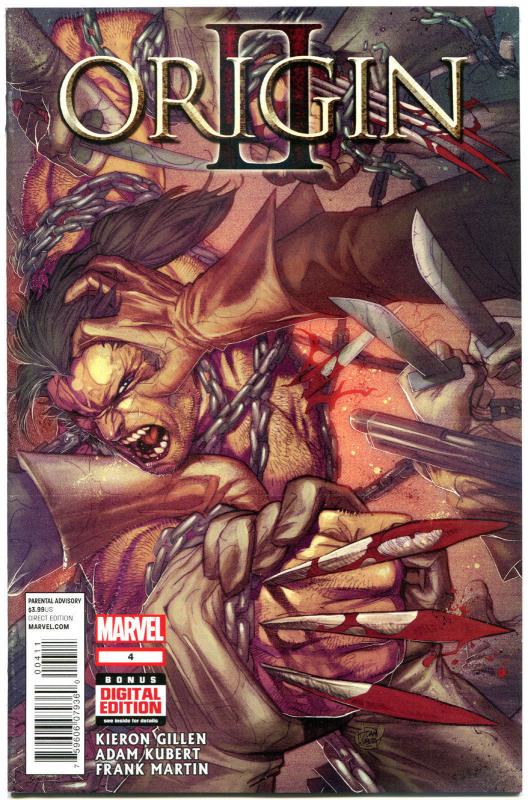 ORIGIN II #4, WOLVERINE, VF/NM, Gillen, Adam Kubert, 2014, more Marvel in store