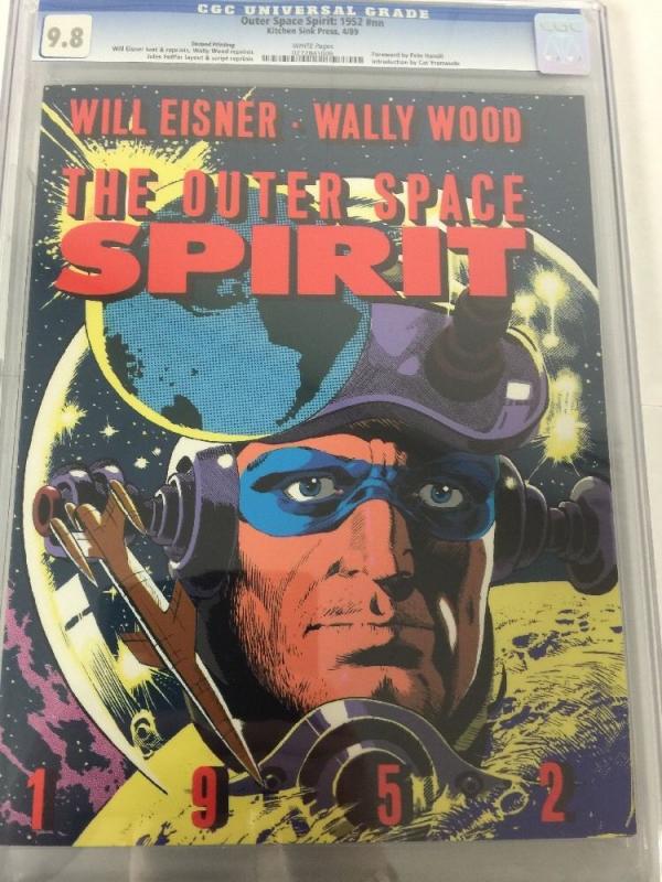 Will Eisner Wally Wood The Outer Space Spirit 1952 Graphic Novel 1 Cgc 9.8 2ndp