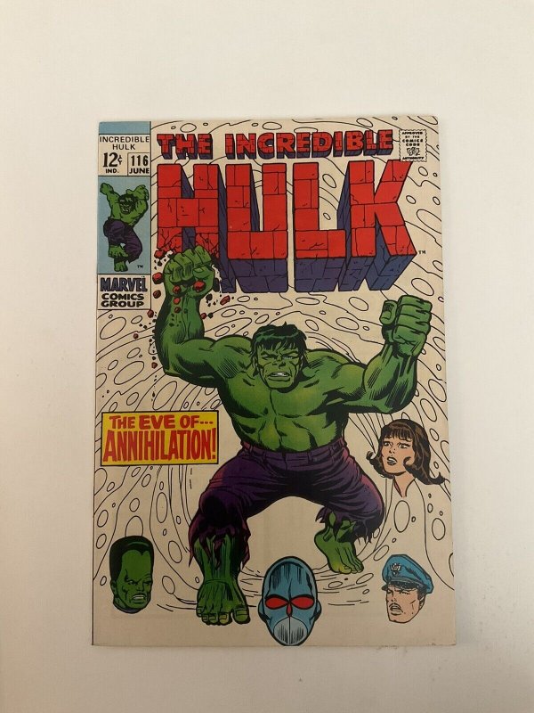 Incredible Hulk 116 Fine/Very Fine Fn/Vf 7.0 Marvel