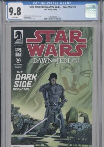 STAR WARS DAWN OF THE JEDI FORCE WAR #1 CGC 9.8 2013 DARK HORSE