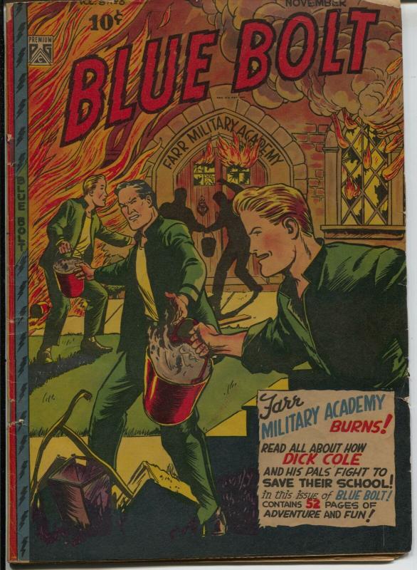 Blue Bolt Vol. 8 #6 1947-Novelty-Sgt Spook-Don Rico-military stories-VG
