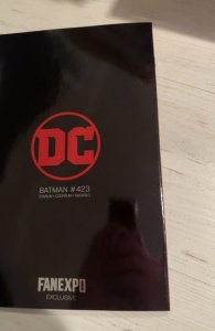 Batman #423 (1988)Fanexpo red metal Batman 423 variant