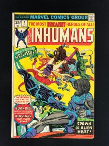 The Inhumans #1 (1975) GD/VG Black Bolt & the Team Battle Blastarr!
