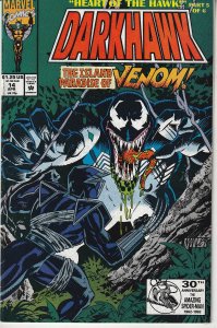 Darkhawk #14 Direct Edition (1992)   Heart of The Hawk Part 5  Venom