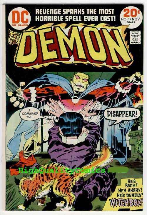 DEMON #14, VF+/NM,  Jack Kirby, 1972, WitchBoy, Occult, Magic, more JK in store