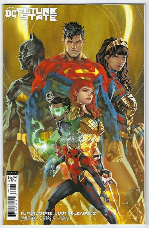 Future State Justice League # 2 Variant Cover NM DC