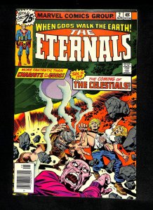 Eternals #2 1st Ajak Arishem and the Celestials!