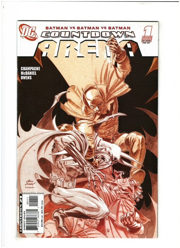 Countdown: Arena #1 NM- 9.2 DC Comics 2008 Batman vs. Batman vs. Batman