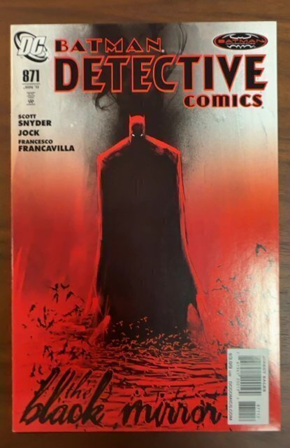 Detective Comics #871B VF/NM 2nd Print Red Background (2011)