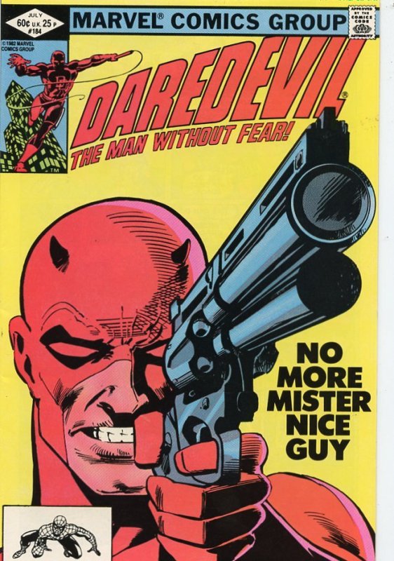 Daredevil #184 Direct Edition (1982) Frank Miller Comic Book