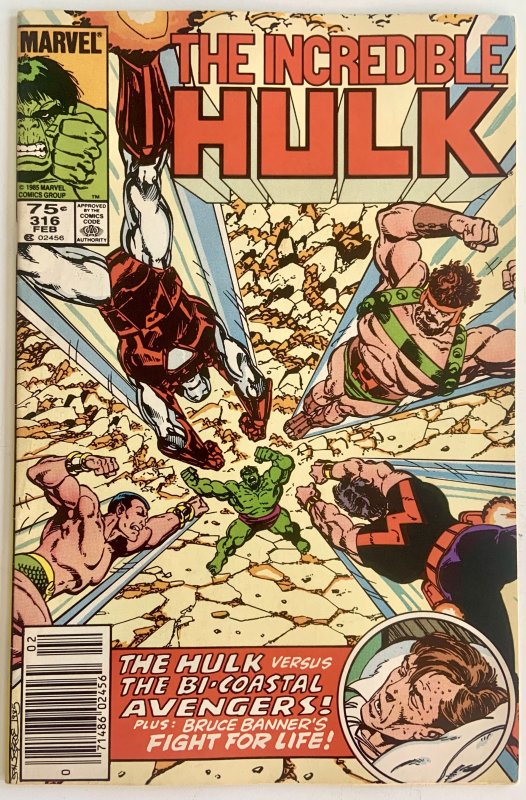 The Incredible Hulk #316 (FN, 1974) NEWSSTAND