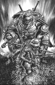 TMNT LAST RONIN RE EVOLUTION #1 MICO SUAYAN C2E2 SKETCH VARIANT W/COA.