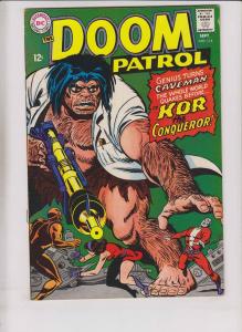 Doom Patrol #114 VF september 1967 - 1st appearance of kor the conqueror