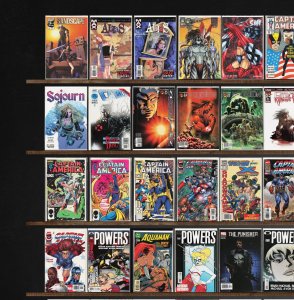 Huge Lot 150+ Comics with Captain America, Cable & More!