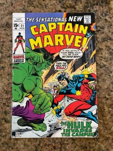 Captain Marvel # 21 FN/VF Comic Book Carol Danvers Avengers Hulk Thor 10 SM14