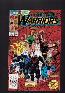 New Warriors #1 - INTERIOR PAGE SIGNED BY FABIAN NICIEZA! (9.0) 1990