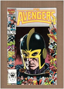 Avengers #273 Marvel Comics 1986 25th Anniversary Frame Black Knight NM- 9.2