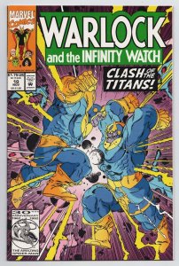 Warlock And The Infinity Watch #10 Thanos (Marvel, 1992) VF/NM