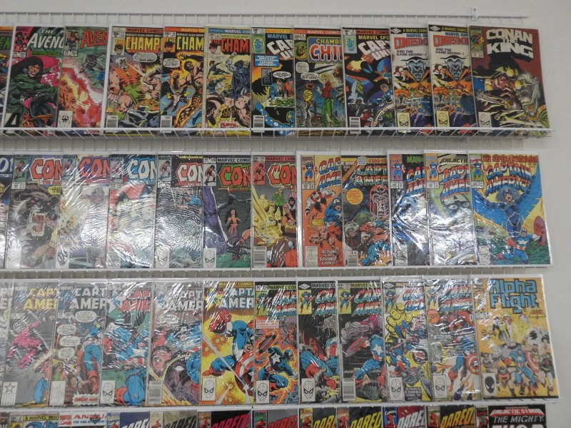 Huge Lot 130+ Comics W/ Captain America, Avengers, Thor, +More! Avg FN Cond!