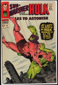 Tales to Astonish #87 (1967) Hulk