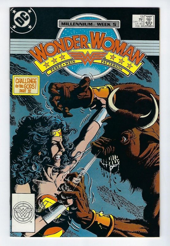 Wonder Woman #13 (1988) George Perez Challenge Of The Gods Part 4 [VF+]