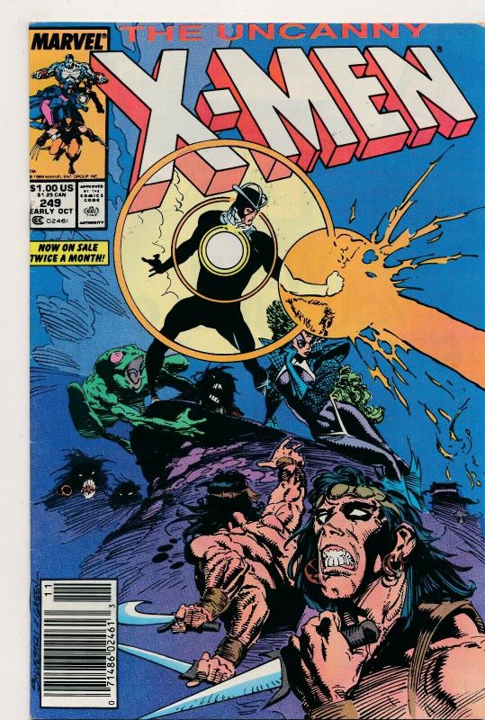 MARVEL Great SET!!! UNCANNY X-MEN #249-253 VG/F(PJ76) 