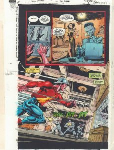 DC 2000 #1 p.8 Color Guide - Flash Jay Garrick Splash - 2000 by John Kalisz