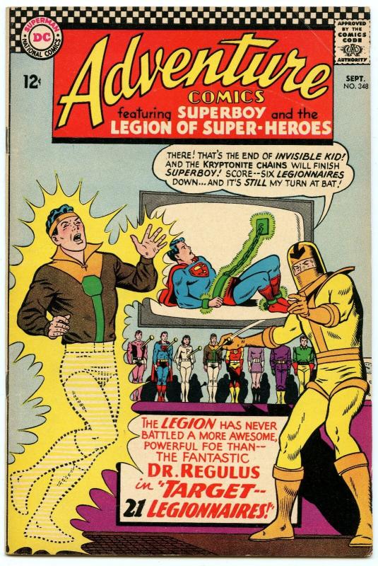 Adventure Comics 348 Sep 1966 FI+ (6.5)