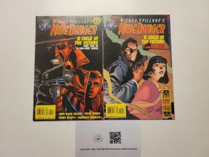 2 Mike Danger Tekno Comic Books #10 11 Mickey Spillane 86 TJ8