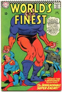 WORLDS FINEST #158 1966-DC COMICS-BATMAN-SUPERMAN VG